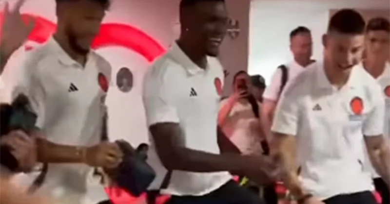 Kolumbiya millisi qələbəni belə qeyd etdi Video