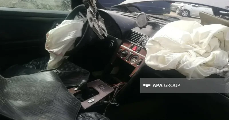 В Газахе в ДТП тяжело ранены 3 человека ВИДЕО