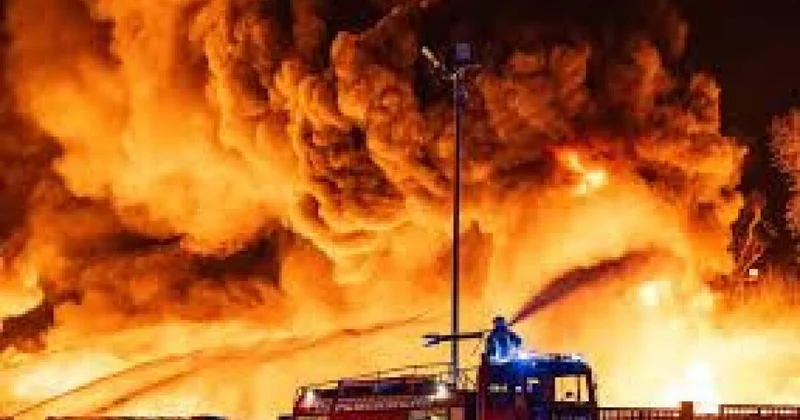 Пожар в немецкой деревне Более 10 погибших