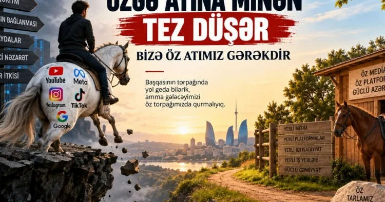 Özgə atına minən tez düşər Bizə öz atımız gərəkdir