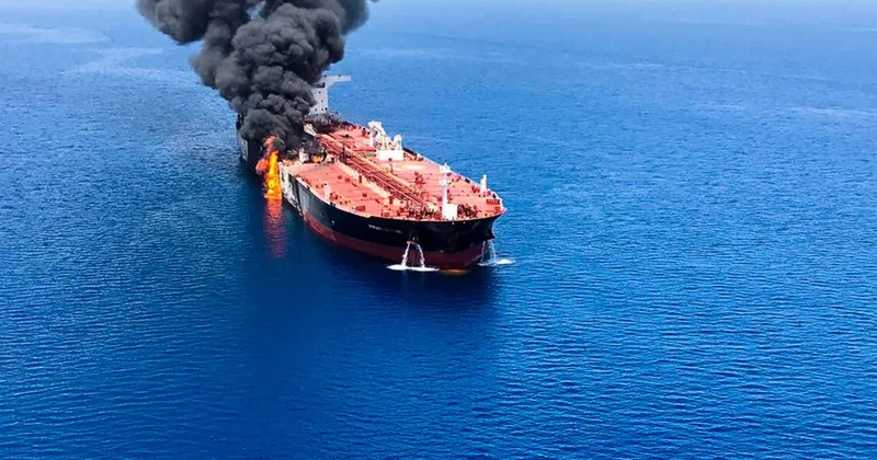 Один из трех иранских танкеров, атакованных США, затонул в Оманском заливе
