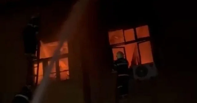 Qarışıq mallar mağazası kül oldu KONKRET