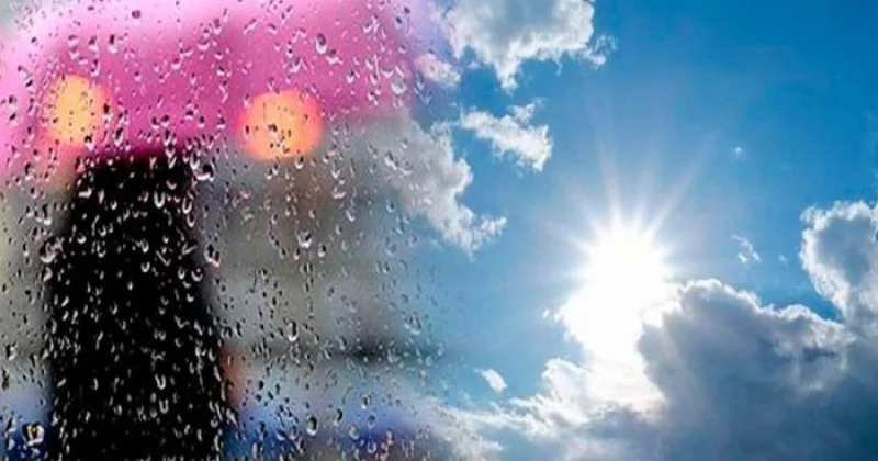 FAKTİKİ HAVA: yağış yağır, 37 dərəcə isti var