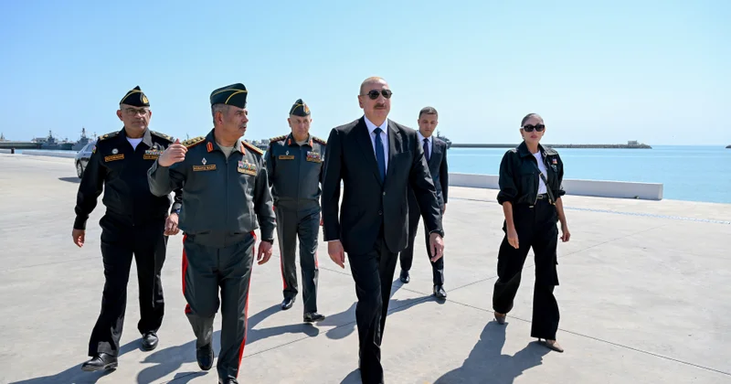 Prezident İlham Əliyev Hərbi Dəniz Qüvvələrində olub