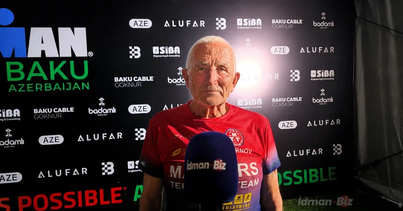 81 yaşlı IRONMAN qalibi Bakıda: “Bosforu üzdüm, darıxdırıcı oldu 70 yaşımda triatlona gəldim” MÜSAHİBƏSİ + VİDEO