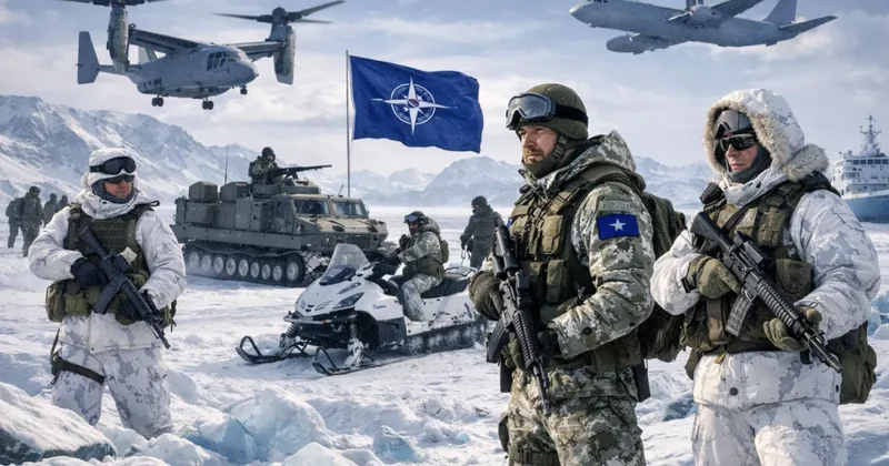 Великобритания, США и Норвегия провели военные учения в Арктике