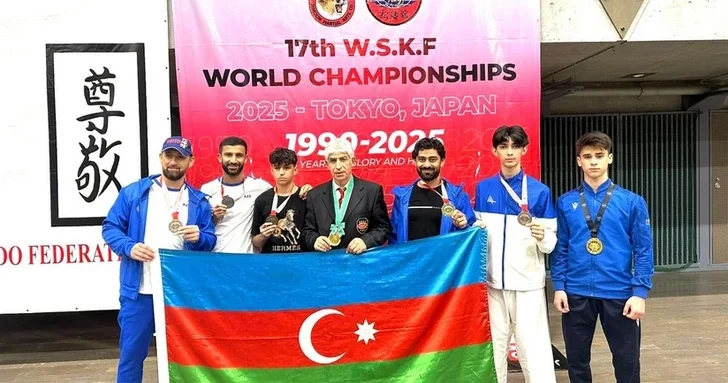 Триумф Азербайджана: 5 медалей на чемпионате мира по традиционному карате