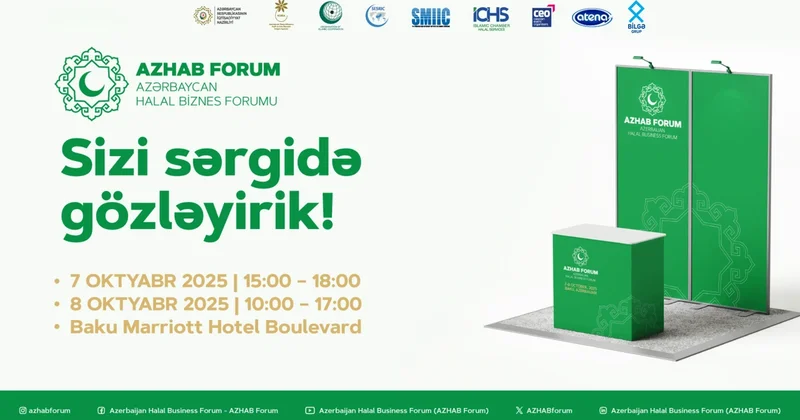 Bakıda AZHAB Forum 2025 sərgisi keçiriləcək
