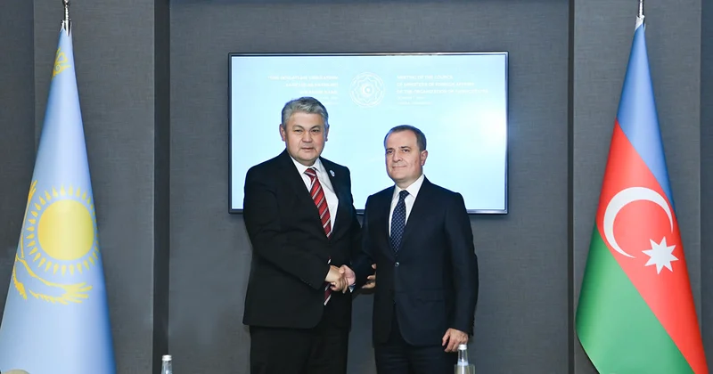 Ceyhun Bayramov Koşerbayevi qəbul etdi Fotolar
