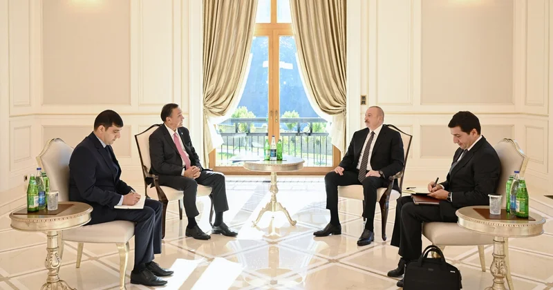 İlham Əliyev Qəbələdə Türk Dövlətləri Təşkilatının baş katibini qəbul edib
