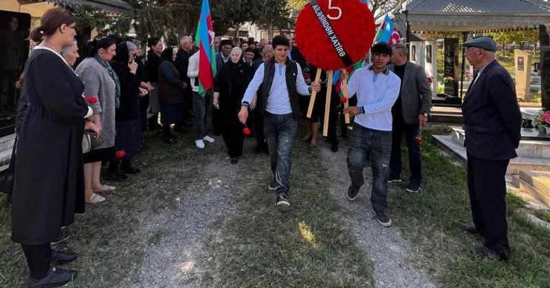 Füzulidə şəhidlərin xatirəsi anılıb, məzarları ziyarət olunub