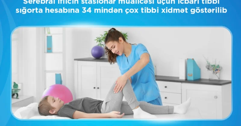 Serebral iflicin stasionar müalicəsi üçün icbari tibbi sığorta hesabına 34 mindən çox tibbi xidmət göstərilib