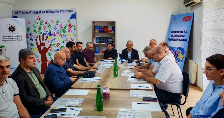 QHT sosial media bacarıqlarının inkişafına yönələn layihəyə yekun vurdu FOTO