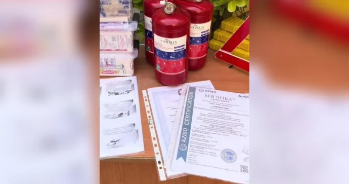 Texniki baxışda odsöndürən balonun sertifikatı tələb oluna bilər? Hüquqşünasdan AÇIQLAMA VİDEO