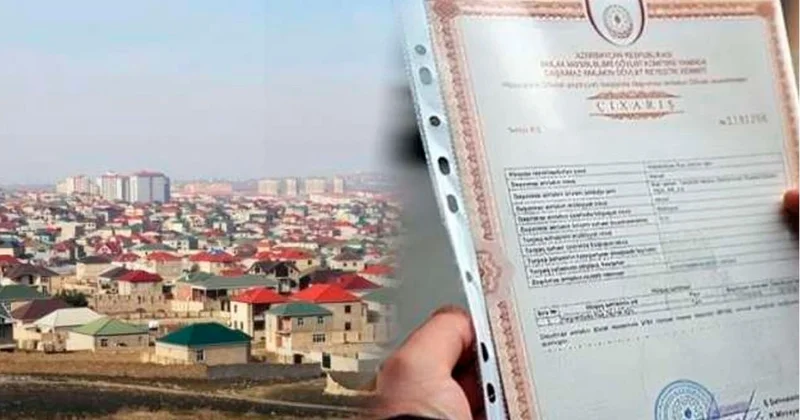 Bu evlər üçün çıxarış almaq mümkün olmayacaq Ekspert