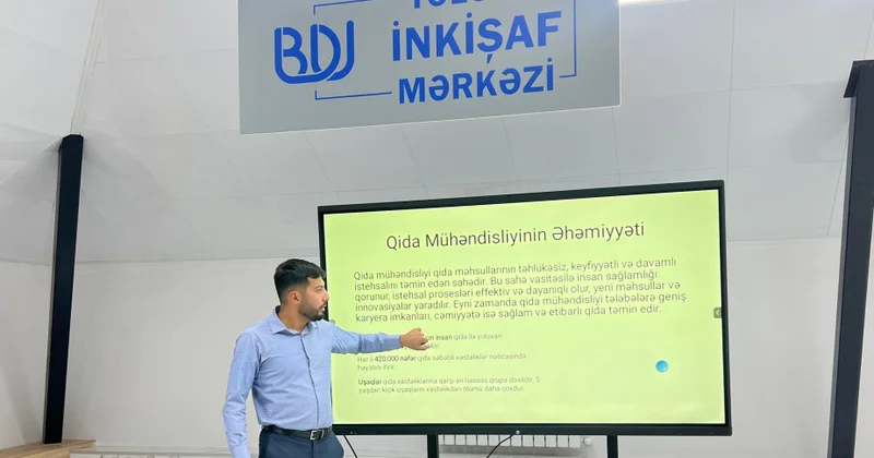 Qida təhlükəsizliyi və mühəndislik: tələbələr üçün yeni yollar və geniş imkanlar təlim