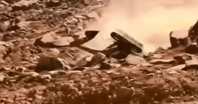 Zəngilanda faciə: Ekskavator dağdan aşdı ANBAAN GÖRÜNTÜLƏR