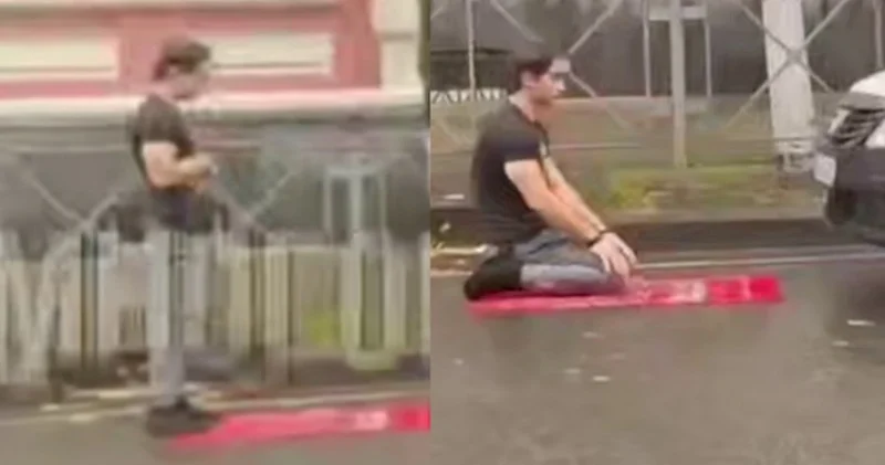 Kreml mediası İslamı hədəf aldı küçədə namaz qılanı “terrorçu” kimi təqdim etdilər