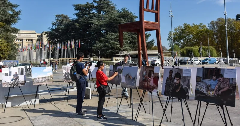 В Женеве открылась экспозиция, посвященная минной войне Армении против Азербайджана ФОТО