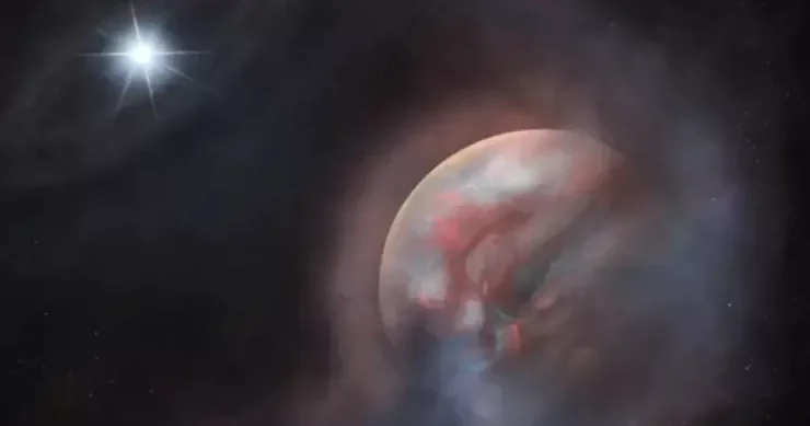 “Feniks planeti” ölməkdə olan ulduzun külündən yaranan dünya