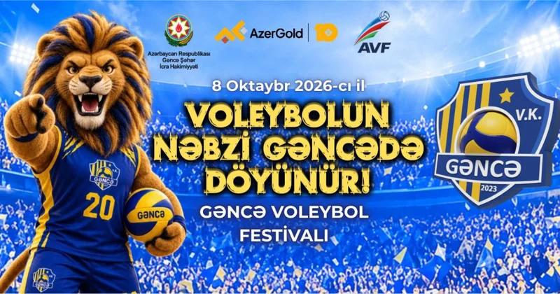 Gəncədə ilk dəfə voleybol festivalı keçiriləcək