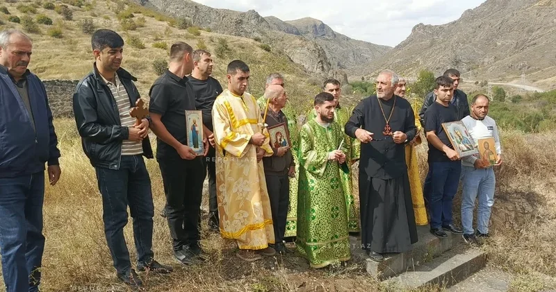 Члены Албано удинской христианской общины посетили монастырь Агоглан