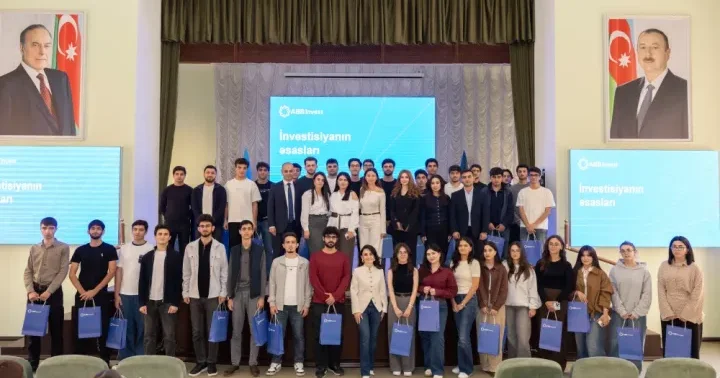 UNEC tələbələri ABB Invest ilə investisiya dünyasına ilk addımlarını atdılar FOTOLAR