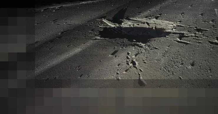 Dnepr çayı üzərindəki körpü vuruldu Hərəkət dayandırıldı
