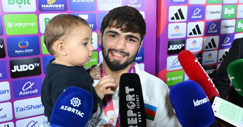 Dünya üçüncüsü olan Azərbaycan cüdoçusu: Güc cəhətdən heç kimdən geridə qalmıram