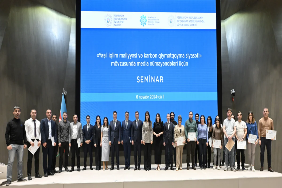 Media nümayəndələri üçün COP29 ərəfəsində seminar keçirilib FOTO