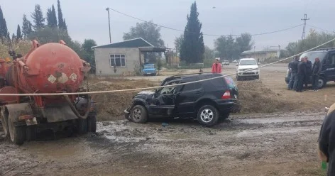 Salyanda qəzada yaralanan şəhid atasıdır YENİLƏNİB (VİDEO)