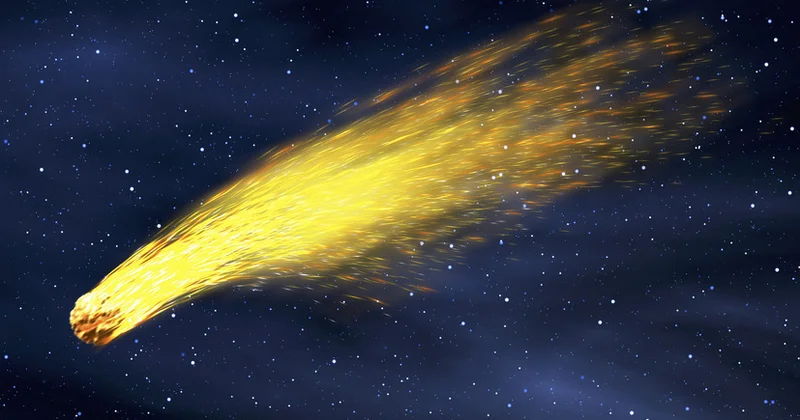 Комета ATLAS выжила после пролета у Солнца и засияла золотом