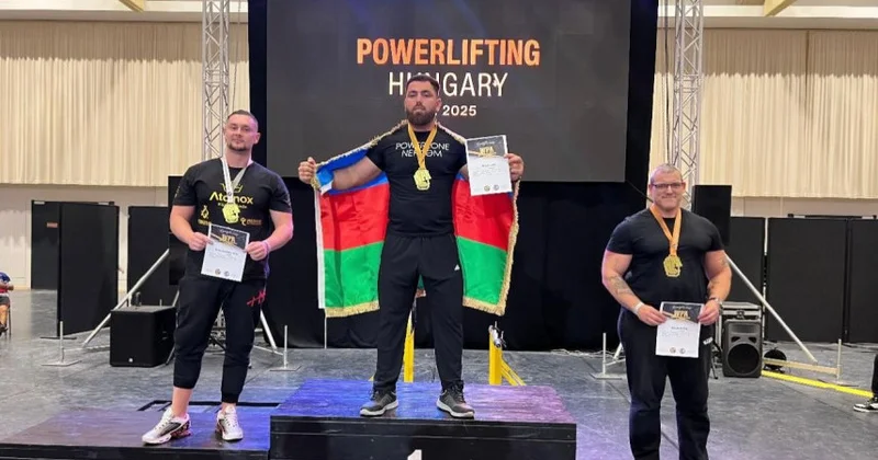 Azərbaycanın stronqmen yığması dünya çempionatında iki qızıl medal əldə edib FOTO