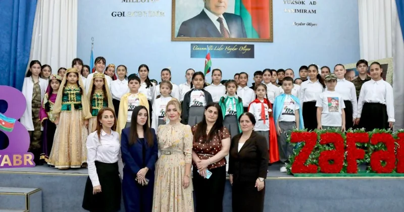 Heydər Əliyev adına liseydə “Sən qalibsən, Azərbaycan!” adlı tədbir keçirilib