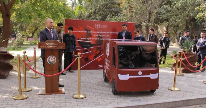 ATU da ilk süni intellekt əsaslı ağıllı elektrik avtomobili təqdim olunub