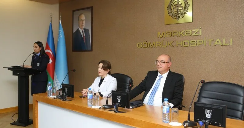 Mərkəzi Gömrük Hospitalında Konstitusiya və Suverenlik İli nə həsr olunmuş tədbir keçirilib 5 noyabr 2025 ci il tarixində Mərkəzi Gömrük Hospitalında “Konstitusiya və Suverenlik İli”nə həsr olunmuş tədbir keçirilib