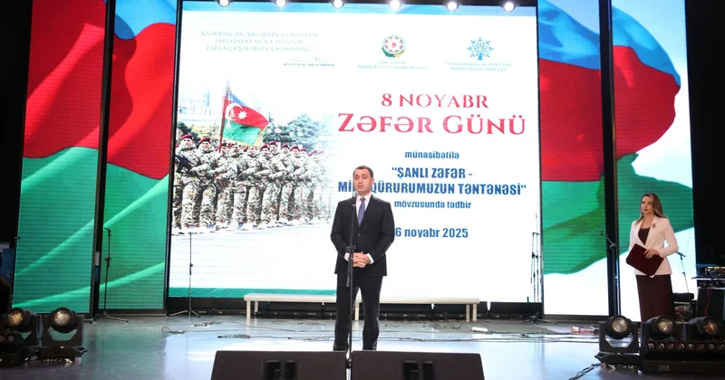 Zəfər Günü Nizami rayonunda da qeyd edildi Fotolar