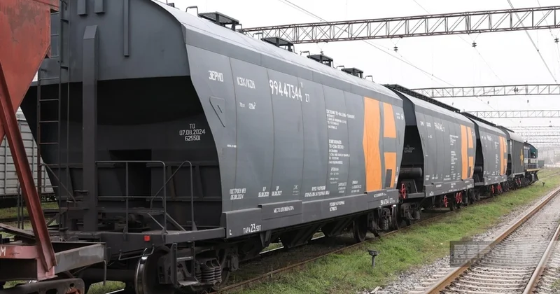 Ermənistana Qazaxıstan taxılı daşıyan yük qatarı Biləcəri Dəmiryol Stansiyasından yola düşüb YENİLƏNİB