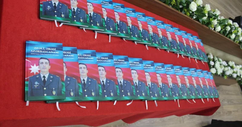 Şahanə Müşfiqin şəhid haqqında yeni kitabı təqdim olunub