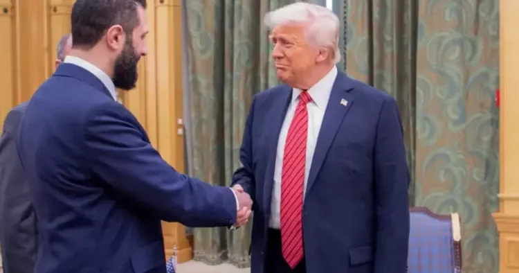 Tramp Əl Şaraa ilə görüşdə Suriyanın Rusiyadan asılı vəziyyətə düşməməsinə çalışacaq ŞƏRH