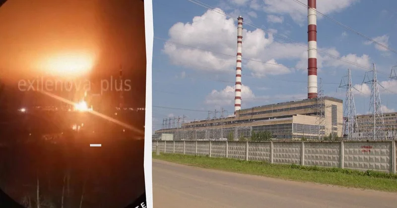 Новая волна атак дронов по России: пожар на ГРЭС и взрывы на заводе ЛУКОЙЛ