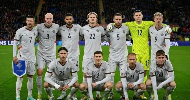 İslandiya millisinin Azərbaycanla oyun üçün heyəti