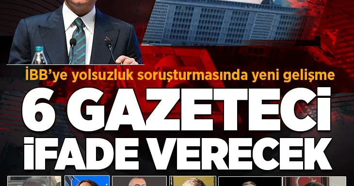 İmamoğlunun işinə 6 jurnalist cəlb olundu Polis apardı