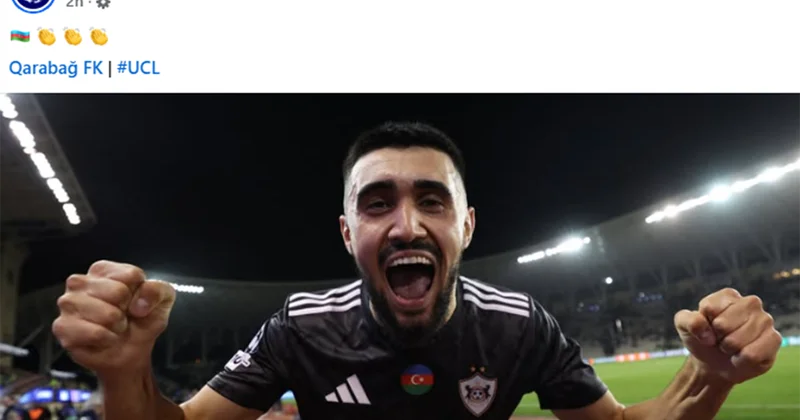 UEFA “Qarabağ”ı paylaşdı Fotolar