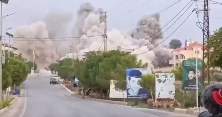 İsrail Livanı bombaladı 1 ölü, 8 yaralı