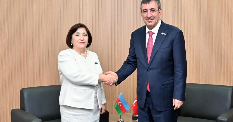 Спикер Милли Меджлиса Сагиба Гафарова встретилась с вице президентом Турецкой Республики Джевдетом Йылмазом (ФОТО)