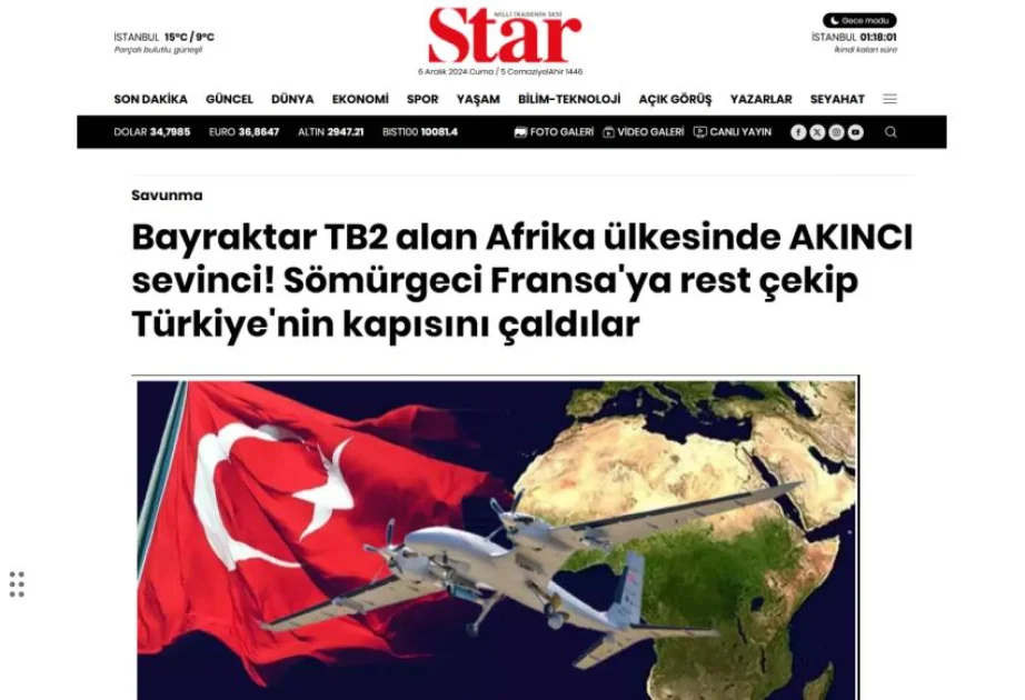 Afrika ölkələri Türkiyənin xeyrinə Fransa ilə əməkdaşlıqdan imtina edir