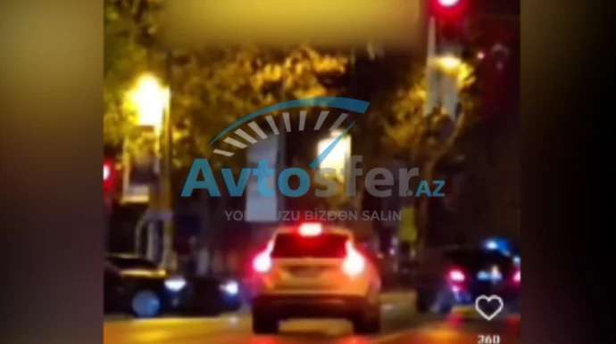 Prospektdə drift edən sürücü yol polisinin qarşısına çıxdı 3700 manat CƏRİMƏLƏNDİ VİDEO