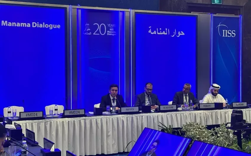 Yalçın Rəfiyev Manama Dialoqu Forumunda çıxış edib