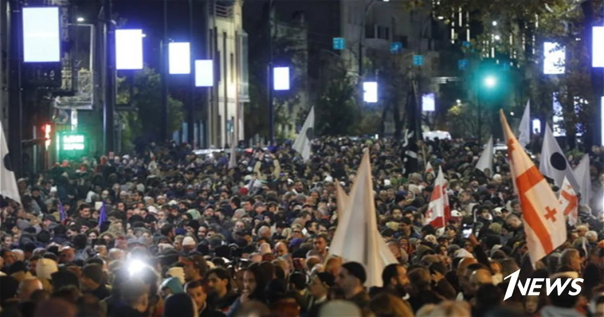 В Тбилиси начался очередной антиправительственный митинг Новости